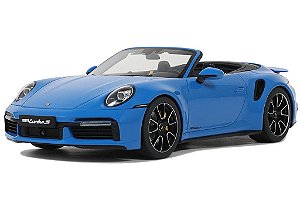Porsche 911 (992) Turbo S Cabriolet 2020 1:18 GT Spirit Azul