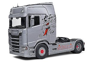 Scania S580 Highline 2023 1:24 Solido Cinza