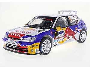 Peugeot 306 Maxi White S.Loeb / D.Elena Rally Du Var 2017 1:18 Solido