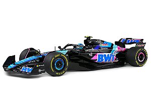Fórmula 1 Alpine A524 Pierre Gasly GP Mônaco 2024 1:18 Solido