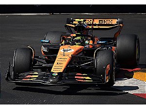 Fórmula 1 McLaren MCL39 Lando Norris GP Mônaco 2025 1:18 Solido