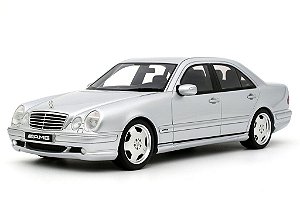 *** PRÉ-VENDA *** Mercedes Benz E55 AMG W210 Brilliant Silver 744 2001 1:18 OttOmobile