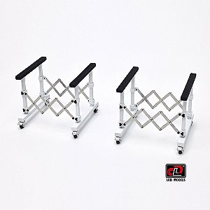 *** PRÉ-VENDA *** Suporte para Capô 1:18 LCD Models Branco