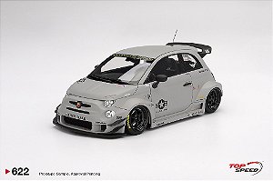 *** PRÉ-VENDA *** Fiat Abarth 595 Liberty Walk LB-WORKS x Abas Works Fighters 1:18 TopSpeed