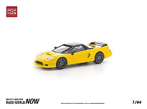 Honda NSX-R 1:64 POP RACE Amarelo