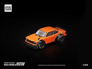 Toyota Corolla KE25 1:64 POP RACE Laranja