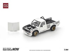 Datsun 620 Pandem Body Kit 1:64 POP RACE Branco