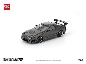 Mazda RX7 FC3S Re-Amemiya 1:64 POP RACE Dark Chrome Series