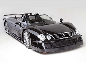 *** PRÉ-ORDER *** Mercedes Benz CLK-GTR Roadster 1999 1:18 GT Spirit Grafite