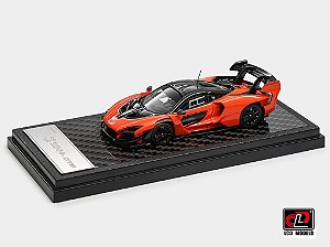 McLaren Senna GTR 1:64 LCD Models Laranja