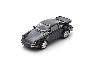 *** PRÉ-ORDER *** Porsche 911 Turbo (965) 1992 1:64 Schuco Preto