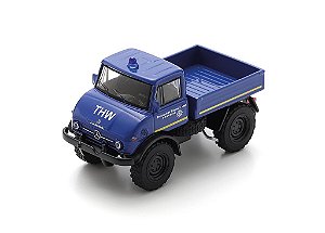 *** PRÉ-ORDER *** Unimog U406 THW 1975 1:64 Schuco Azul