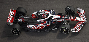 Fórmula 1 MoneyGram Haas F1 Team VF-25 Esteban Ocon GP EUA 2025 1:64 Spark