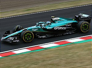 Fórmula 1 Aston Martin Aramco AMR25 Fernando Alonso GP Japão 2025 1:64 Spark