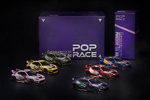 Toyota GR86 Pandem Evangelion Racing 1:64 POP RACE (Set 06 Peças)