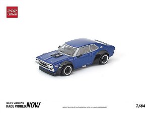 Nissan Laurel C130 1:64 POP RACE Azul
