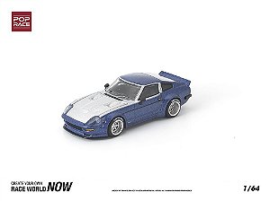 Datsun 280ZX Pandem Body Kit 1:64 POP RACE Azul