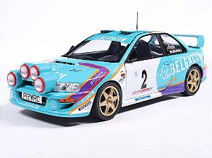 Subaru Impreza S5 WRC99 Rally Ypres Westhoek Bélgica 1998 1:18 Solido