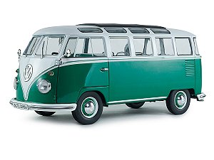 Volkswagen Kombi T1 21 Janelas 1962 1:18 Solido Verde