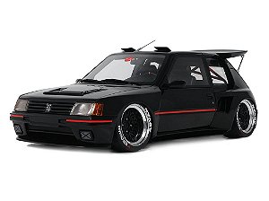 Peugeot 205 Khyzyl Saleem 2018 1:18 OttOmobile Preto
