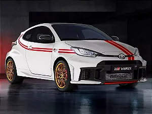 *** PRÉ-ORDER *** Toyota GR Yaris TGR Italy Limited Edition 2024 1:18 OttOmobile Branco