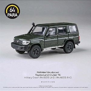 *** PRÉ-ORDER *** Toyota Landcruiser LC76 2014 1:64 PARA64 Verde
