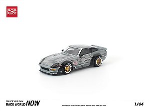 *** PRÉ-ORDER *** Datsun 280ZX Pandem Body Kit 1:64 POP RACE Raw Metal