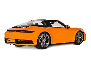 *** PRÉ-VENDA *** Porsche 911 [992.1] Targa 4S 2021 1:8 GT Spirit Laranja PV12996
