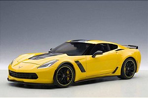Chevrolet Corvette C7 Z06 C7R (Racing Version) Autoart 1:18 Amarelo