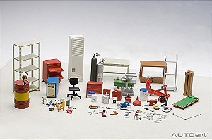 Kit Set Garage Autoart 1:18 (Versão 1)