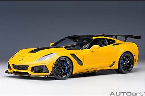 Chevrolet Corvette C7 ZR1 1:18 Autoart Amarelo