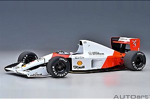 Fórmula 1 McLaren Honda MP4/6 1991 Ayrton Senna 1:18 Autoart (sem logo)