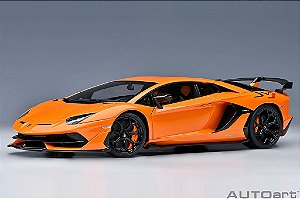Lamborghini Aventador SVJ 1:18 Autoart Laranja