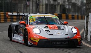 *** PRÉ-ORDER *** Porsche 911 GT3 R 992 Phantom Global Racing Macau GT Cup FIA GT World Cup 2025 1:64 Spark