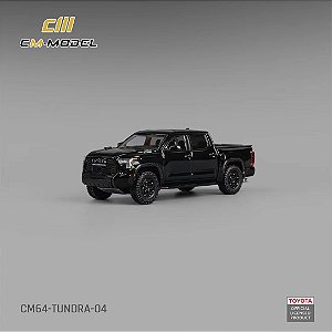 *** PRÉ-ORDER *** Toyota Tundra TRD PRO 1:64 CM Model Preto
