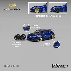*** PRÉ-ORDER *** Subaru Varis BRZ ARISING-1 1:64 CM Model Azul