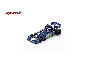 Fórmula 1 Tyrrell P34 No.4 Patrick Depailler 2nd Japanese GP 1976 1:18 Spark