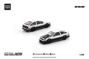 *** PRÉ-ORDER *** RWB AE86 1:64 POP RACE Branco