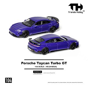 Porsche Taycan Turbo GT 1:64 Trends Hobby Purple
