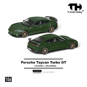 Porsche Taycan Turbo GT 1:64 Trends Hobby Verde
