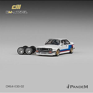 *** PRÉ-ORDER *** Pandem M3 E30 1:64 CM Model Branco