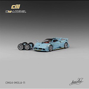 *** PRÉ-ORDER *** Pagani Imola 1:64 CM Model Azul