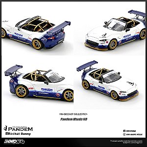 *** PRÉ-VENDA *** Mazda MX-5 (ND) Miata PANDEM ROCKET BUNNY V1.0 1:64 INNO64 PV12943