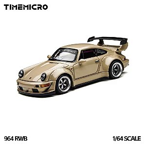 *** PRÉ-ORDER *** Porsche RWB 964 1:64 TimeMicro Bege