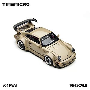 *** PRÉ-VENDA *** Porsche RWB 964 1:64 TimeMicro Bege PV12943