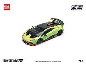 *** PRÉ-ORDER *** Lamborghini Huracan STO ENIGMA 1:64 POP RACE Verde