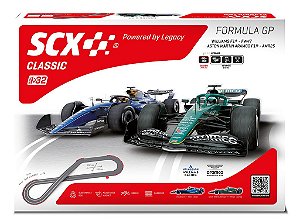Autorama Fórmula GP Classic 6,6 metros com 02 carros 1:32 SCX