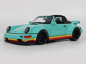 *** PRÉ-ORDER *** Porsche RWB Gundam 2024 1:18 GT Spirit Verde