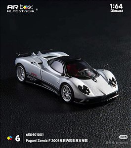 *** PRÉ-ORDER *** Pagani Zonda F 2005 Grigio Mercurio 1:64 ARbox