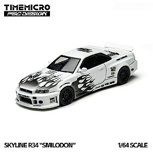 *** PRÉ-ORDER *** R34 SMILODON Black & White PSC Design 1:64 TimeMicro